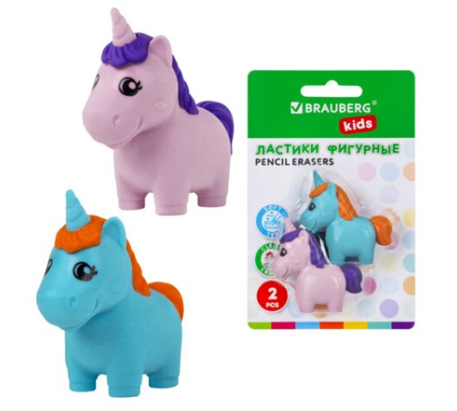 Ластики фигурные BRAUBERG KIDS 