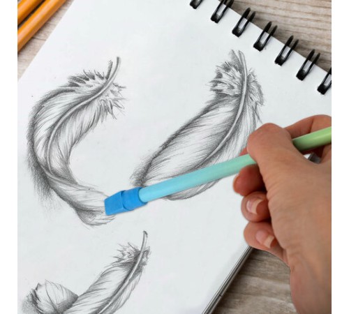 Ластики-колпачки BRAUBERG 