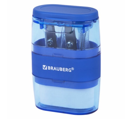 Точилки с ластиком 2 в 1 BRAUBERG 