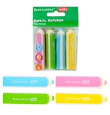 Ластики фигурные BRAUBERG KIDS 