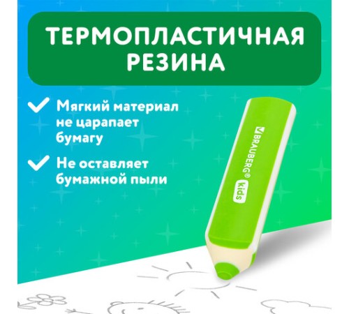 Ластики фигурные BRAUBERG KIDS 