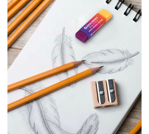 Ластик полупрозрачный BRAUBERG 