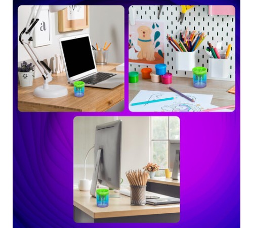 Точилка для классических и утолщенных карандашей BRAUBERG 