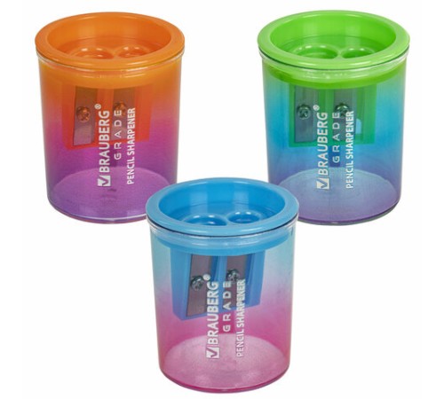 Точилка для классических и утолщенных карандашей BRAUBERG 