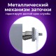 Точилка механическая BRAUBERG CLASSIC, для чернографитных и цветных карандашей, корпус светло-серый, 272002