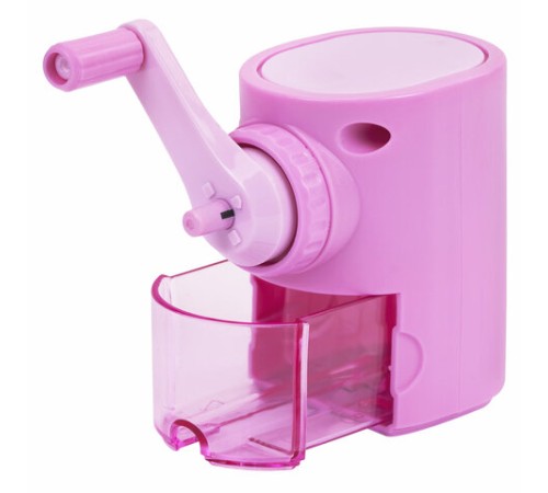 Точилка механическая BRAUBERG KIDS, для простых и цветных карандашей, корпус лавандовый, крепление к столу, 272004