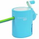 Точилка механическая BRAUBERG KIDS, для простых и цветных карандашей, корпус голубой, крепление к столу, 272005