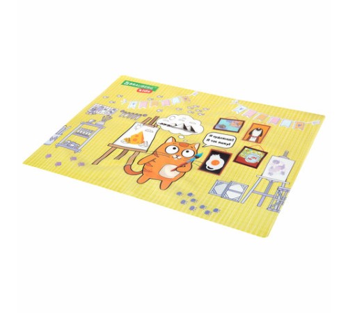 Настольное покрытие BRAUBERG KIDS для труда и творческих занятий, ПВХ, 