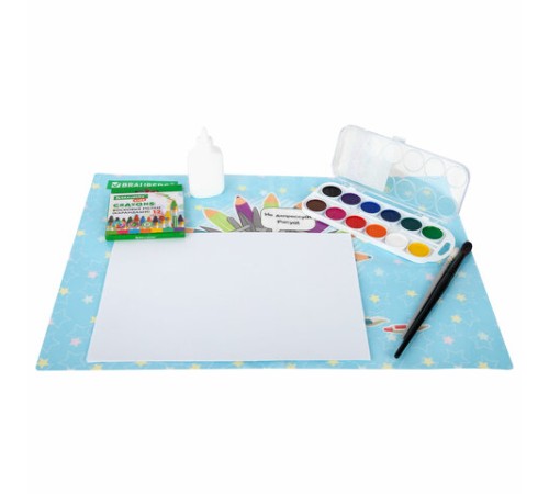 Настольное покрытие BRAUBERG KIDS для труда и творческих занятий, ПВХ, 