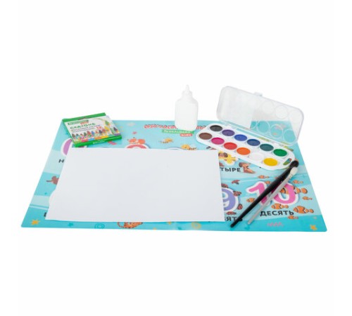 Настольное покрытие BRAUBERG KIDS для труда и творческих занятий, ПВХ, 