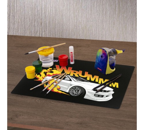 Настольное покрытие ЮНЛАНДИЯ, А4+, пластик, 33x23 см, 