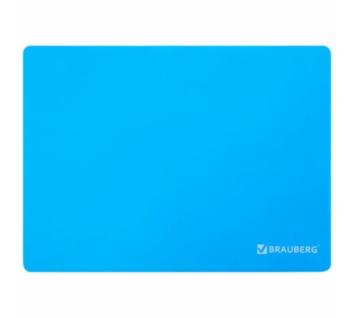 Настольное покрытие BRAUBERG для труда и творческих занятий, силикон, голубое, 30х40 см, 272373