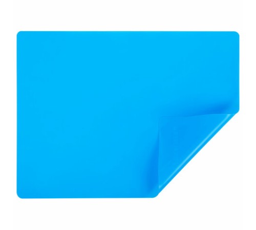 Настольное покрытие BRAUBERG для труда и творческих занятий, силикон, голубое, 30х40 см, 272373