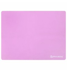 Настольное покрытие BRAUBERG для труда и творческих занятий, силикон, розовое, 30х40 см, 272374