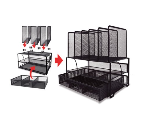 Органайзер многосекционный металлический BRAUBERG 