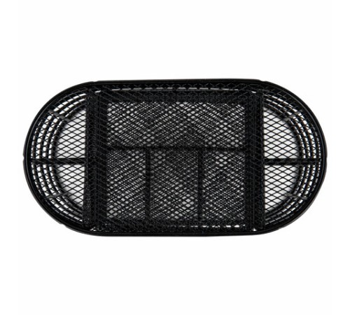 Органайзер для косметики и мелочей металлический 9 секций, MONTE VITA (МОНТЕ ВИТА), 105х218х110 мм, чёрный, 272476