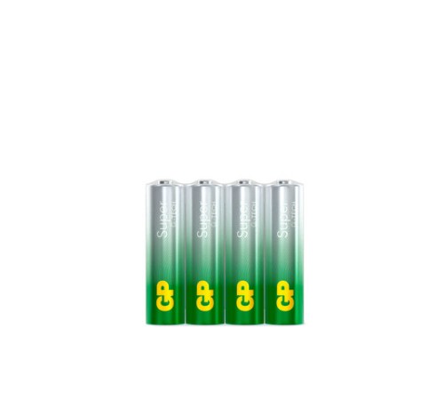 Батарейки КОМПЛЕКТ 4 шт., GP Super G-Tech, AA (LR06, 15 А), алкалиновые, пальчиковые, в пленке, 15AA21, 15ARS-2SB4 Батарейки КОМПЛЕКТ 4 шт., GP Super G-Tech, AA (LR06, 15 А), алкалиновые, пальчиковые, в пленке, 15AA21, 15ARS-2SB4