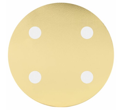 Органайзер-стаканчик для косметики и мелочей MONTE VITA (МОНТЕ ВИТА), металлический, 100х80 мм, золото, 272484