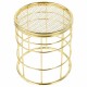 Органайзер-стаканчик для косметики и мелочей MONTE VITA (МОНТЕ ВИТА), металлический, 100х90 мм, золото, 272486