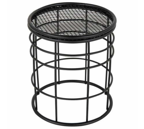 Органайзер-стаканчик для косметики и мелочей MONTE VITA (МОНТЕ ВИТА), металлический, 100х90 мм, черный, 272487