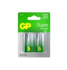 Батарейки КОМПЛЕКТ 2 шт., GP Super G-Tech, С (LR14, 14А), алкалиновые, блистер, 14A-2CR2