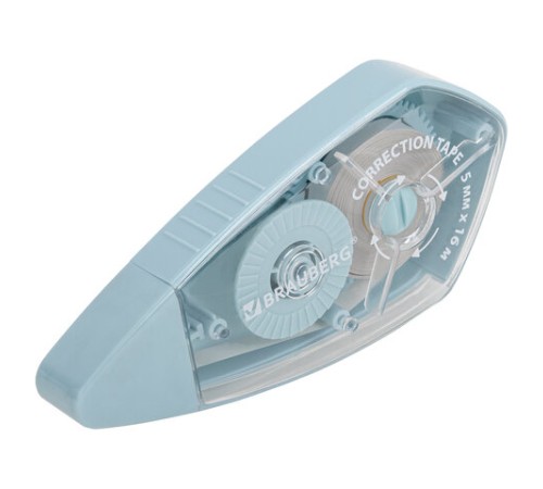 Корректирующая лента BRAUBERG REWIND, 5 мм х 16 м, ВЫГОДНАЯ УПАКОВКА 3 штуки в блистере, механизм перемотки, 272491