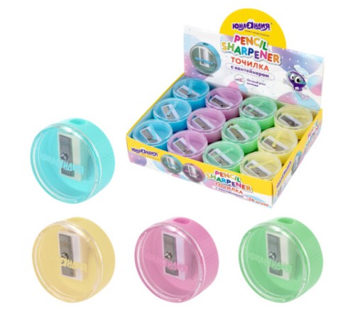 Точилка с контейнером ЮНЛАНДИЯ 