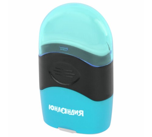 Точилка с контейнером и ластиком ЮНЛАНДИЯ 