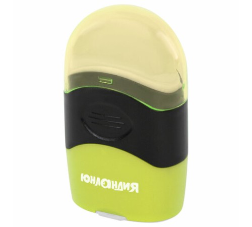 Точилка с контейнером и ластиком ЮНЛАНДИЯ 