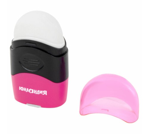 Точилка с контейнером и ластиком ЮНЛАНДИЯ 