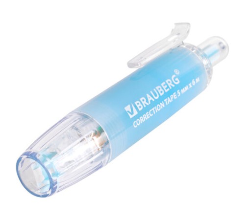 Корректирующая лента BRAUBERG PASTEL 360, 5 мм х 6 м, ассорти, автоматическая, блистер, 272662