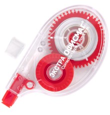 Корректирующая лента ЭКСТРА ОФИСМАГ, 5 мм х 8 м, прозрачный корпус, блистер, 272663