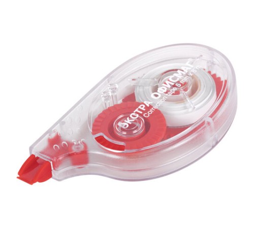 Корректирующая лента ЭКСТРА ОФИСМАГ, 5 мм х 8 м, прозрачный корпус, блистер, 272663