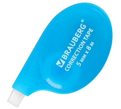 Корректирующая лента BRAUBERG ULTRA NEON, 5 мм х 8 м, цвет ассорти, блистер, 272664