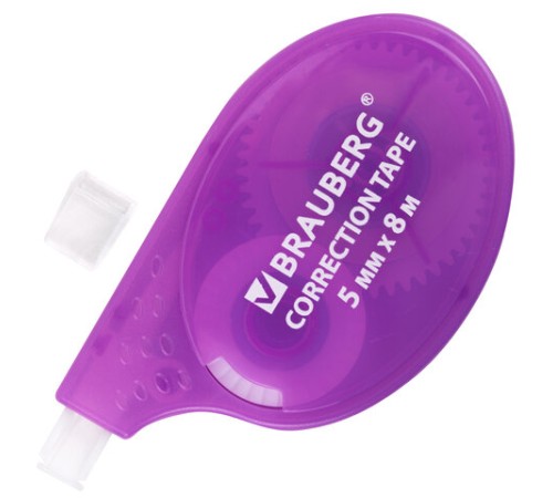 Корректирующая лента BRAUBERG ULTRA NEON, 5 мм х 8 м, ВЫГОДНАЯ УПАКОВКА 3 штуки в блистере, 272665