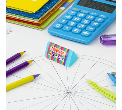 Ластик трехгранный ПИФАГОР 