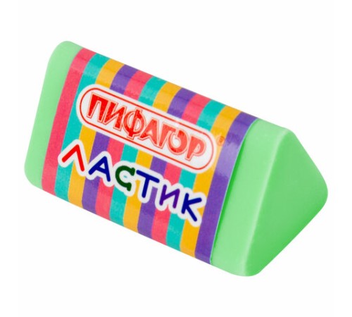 Ластик трехгранный ПИФАГОР 