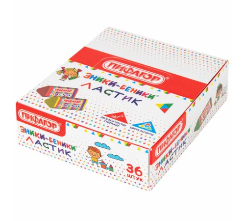 Ластик трехгранный ПИФАГОР 