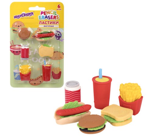 Ластики фигурные ЮНЛАНДИЯ 