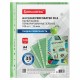 Папки-файлы перфорированные ЗЕЛЕНЫЕ А4 BRAUBERG, комплект 100 шт., гладкие, 35 мкм, 272676