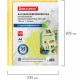 Папки-файлы перфорированные ЖЕЛТЫЕ А4 BRAUBERG, комплект 100 шт., гладкие, 35 мкм, 272678