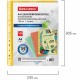 Папки-файлы перфорированные ЦВЕТНЫЕ ассорти А4 BRAUBERG, комплект 100 шт., гладкие, 35 мкм, 272679