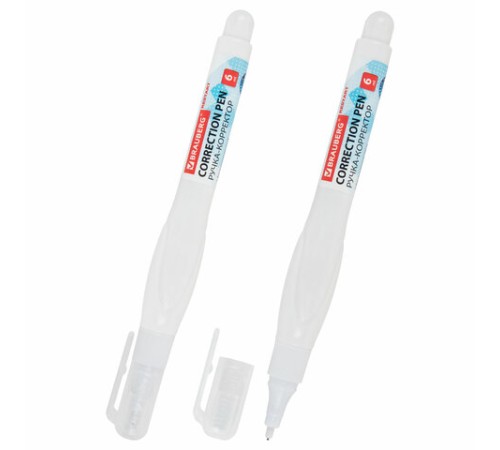 Ручка-корректор с улучшенным пластиковым наконечником BRAUBERG RESTART, 6 мл, 272684