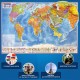 Карта мира политическая 101х70 см, 1:32М, с ламинацией, интерактивная, в тубусе, BRAUBERG, 112382