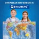 Карта мира политическая 101х70 см, 1:32М, с ламинацией, интерактивная, в тубусе, BRAUBERG, 112382