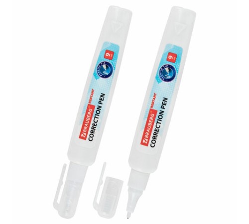 Ручка-корректор с улучшенным пластиковым наконечником BRAUBERG RESTART, 9 мл, 272685