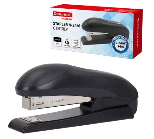 Степлер №24/6, №26/6 BRAUBERG 