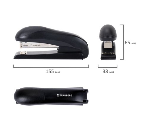 Степлер №24/6, №26/6 BRAUBERG 