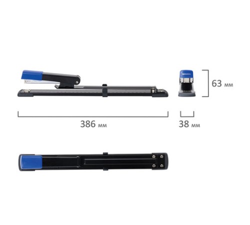 Степлер брошюровочный №24/6, №26/6 BRAUBERG 