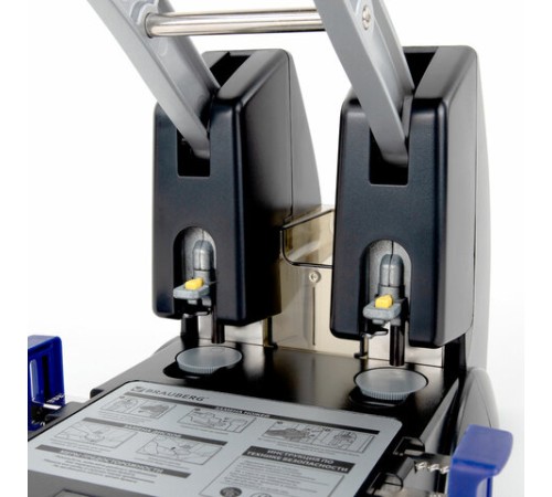 Дырокол металлический МОЩНЫЙ BRAUBERG 